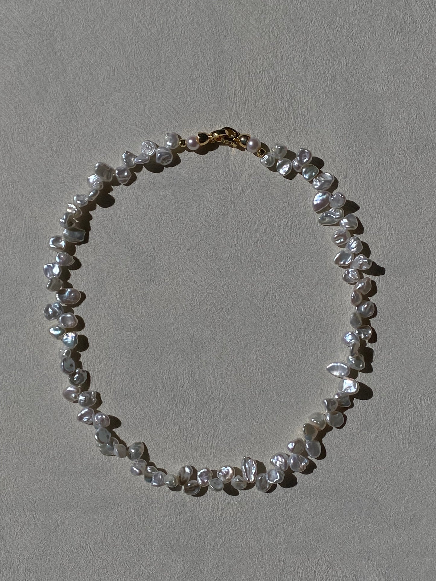Blooming Flowers Layering Pearl Choker Elegant Baroque Pearl Jewelry Statement Pearl Necklace anniversary gift for her Bridesmaid Gift