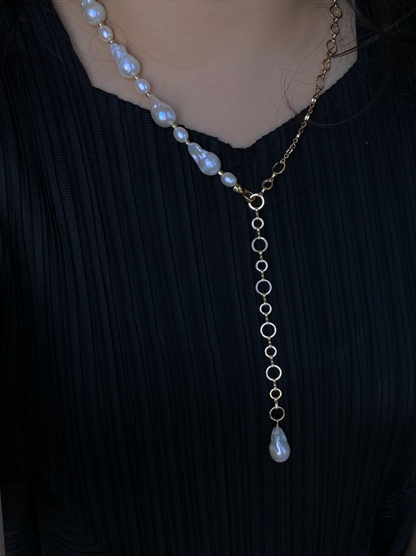 More than 10 WAY Freshwater Baroque Pearl Fire Ball Pearls Necklace for Dainty Wear Best wedding Necklace gift for her anniversary gift
