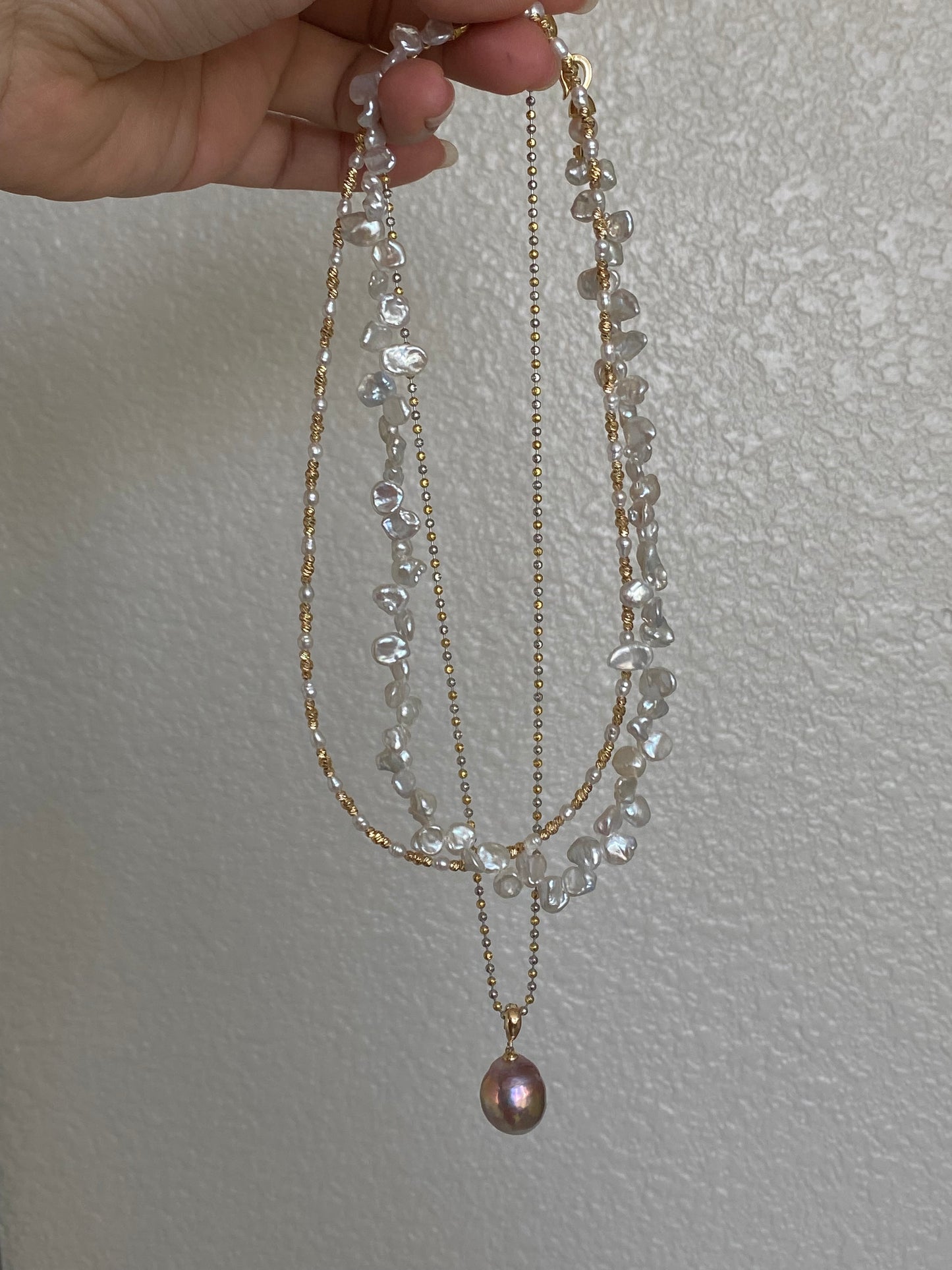 Blooming Flowers Layering Pearl Choker Elegant Baroque Pearl Jewelry Statement Pearl Necklace anniversary gift for her Bridesmaid Gift