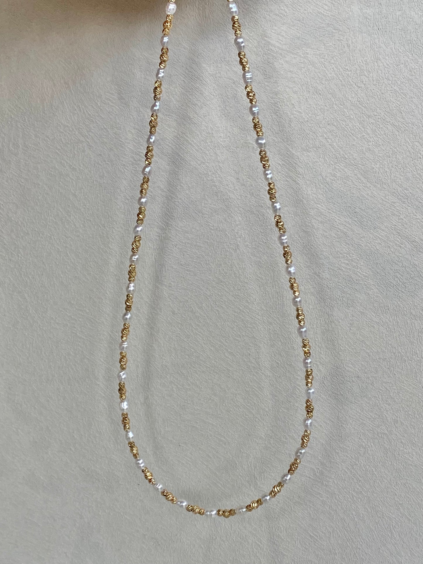 Classic Tiny Pearl Layering Choker Necklace - Timeless Dainty Jewelry - Baroque Pearl Strand - Minimalist Everyday Necklace birthday gift