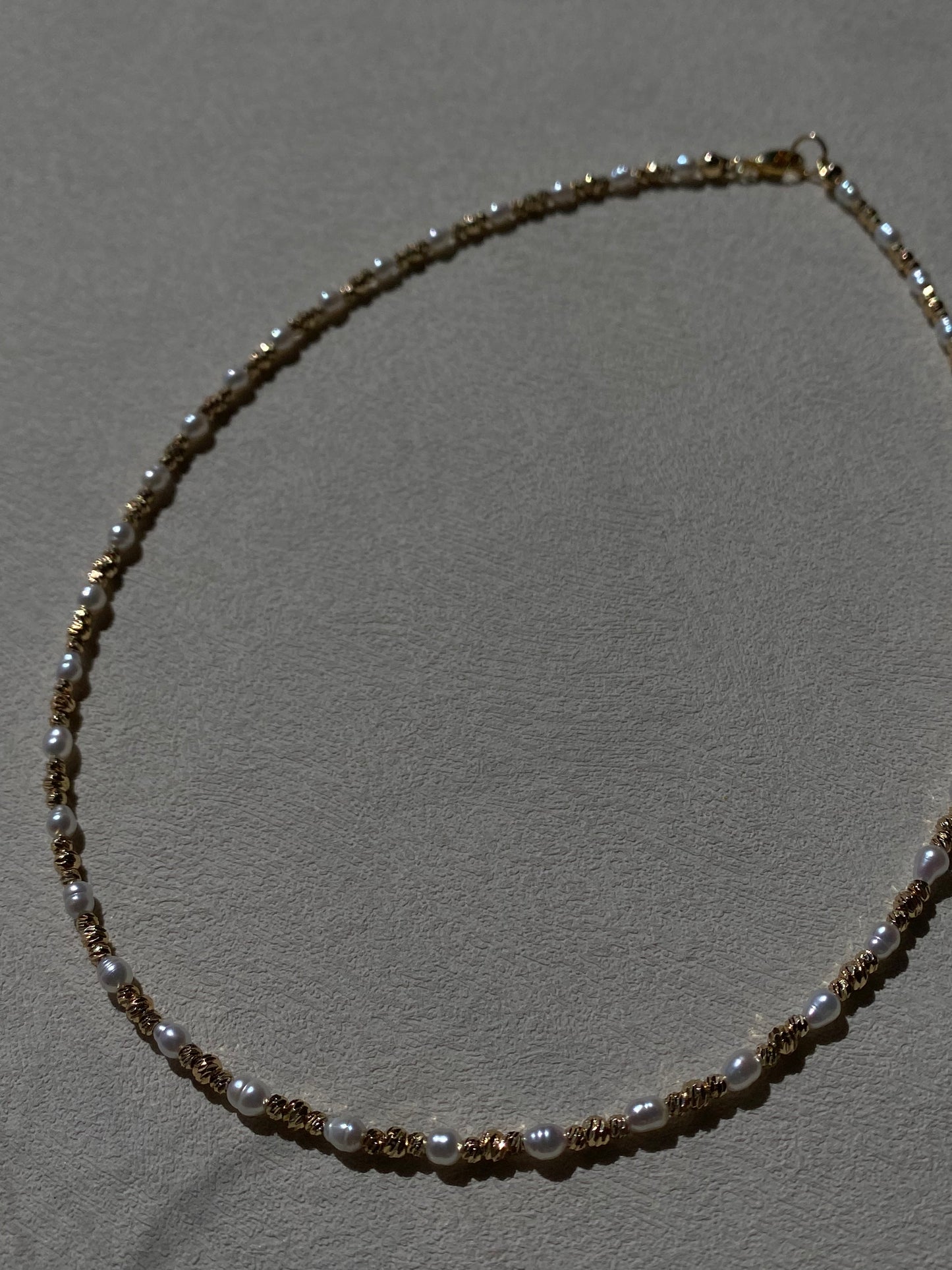 Classic Tiny Pearl Layering Choker Necklace - Timeless Dainty Jewelry - Baroque Pearl Strand - Minimalist Everyday Necklace birthday gift