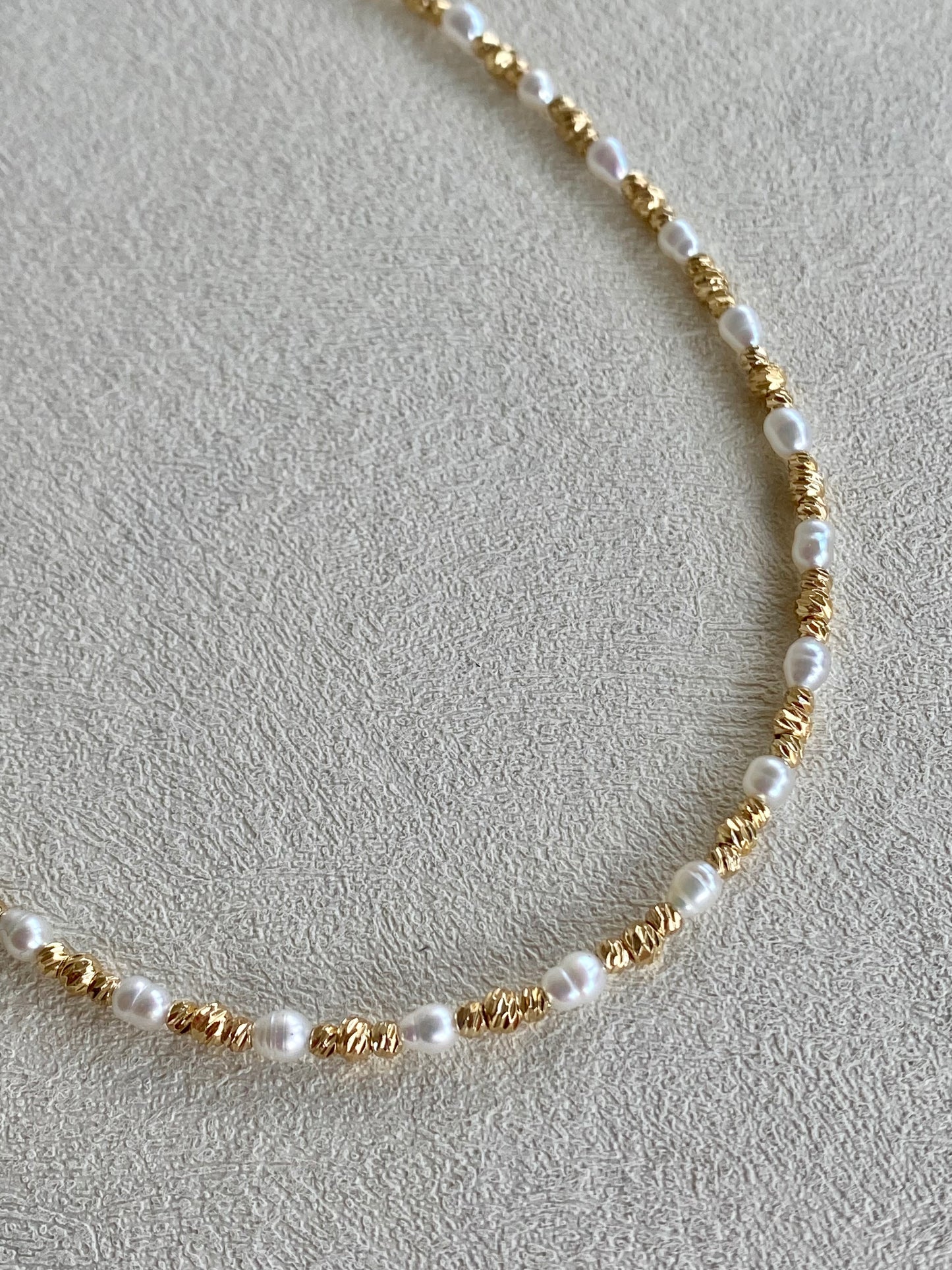 Classic Tiny Pearl Layering Choker Necklace - Timeless Dainty Jewelry - Baroque Pearl Strand - Minimalist Everyday Necklace birthday gift