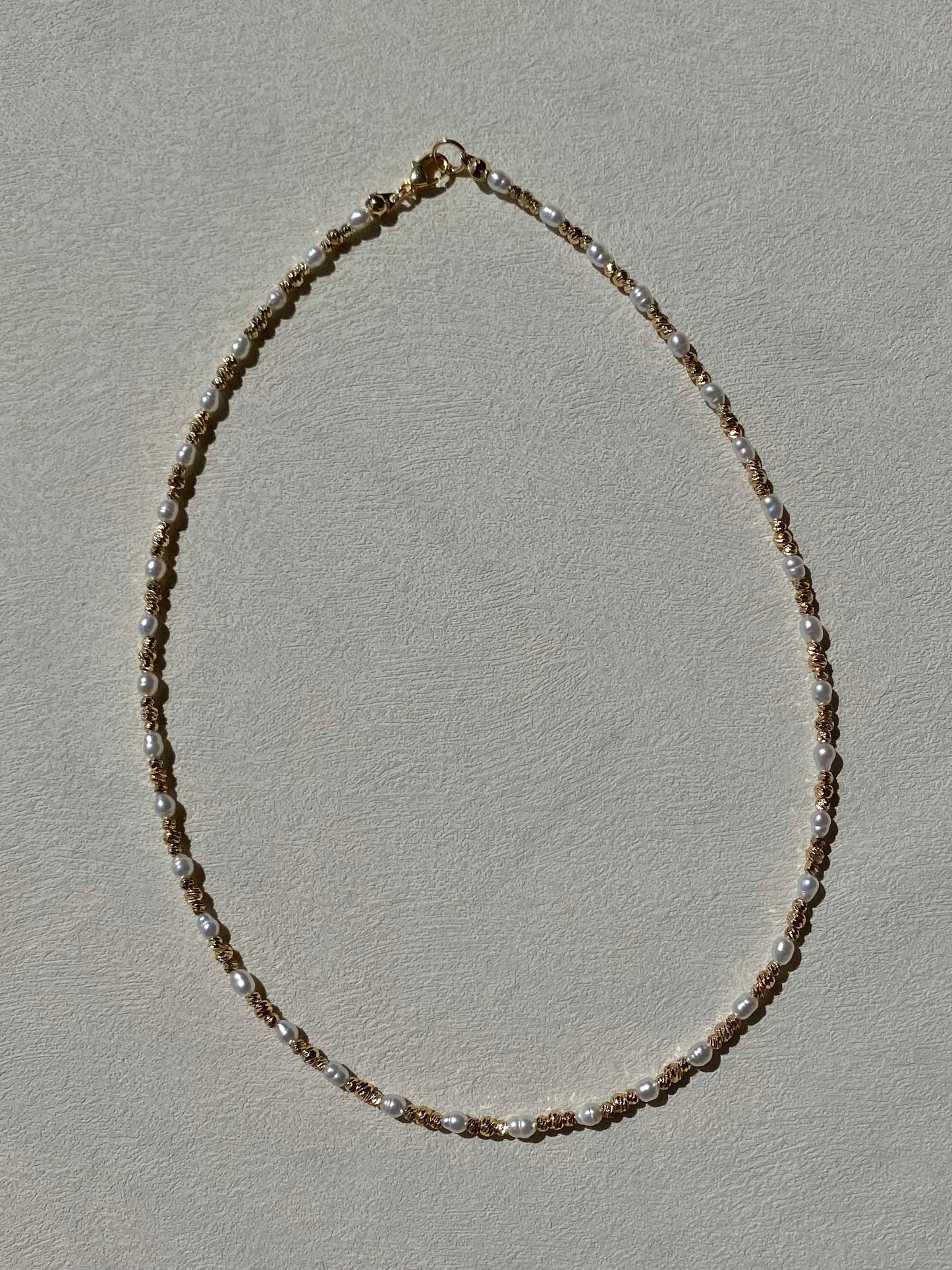 Classic Tiny Pearl Layering Choker Necklace - Timeless Dainty Jewelry - Baroque Pearl Strand - Minimalist Everyday Necklace birthday gift