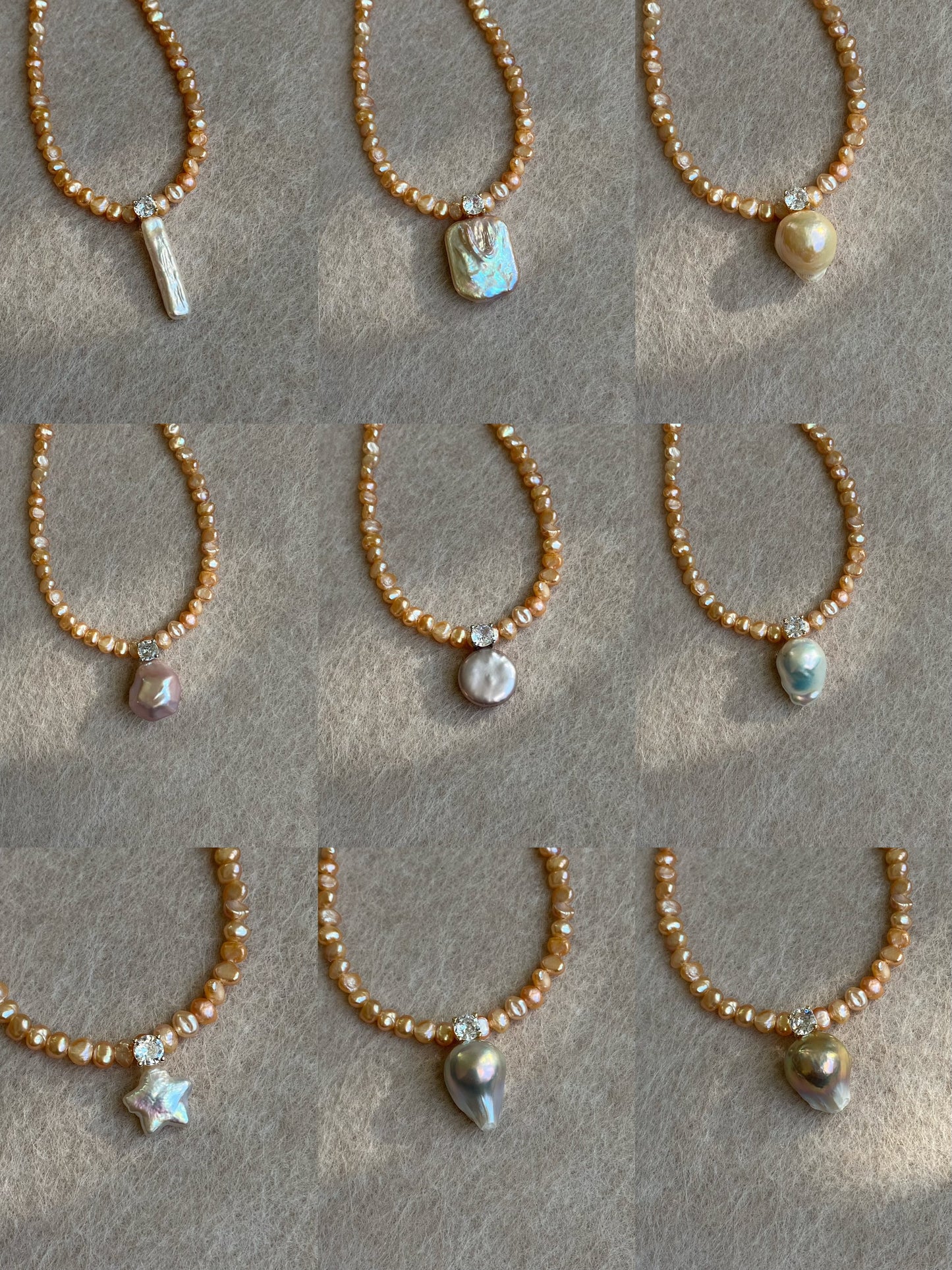 Elegant Dainty Natural freshwater baroque pearl pendant necklace custom made pendant choker necklace birthday gift for her anniversary gift
