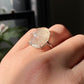 Natural Raw Libyan Desert Glass Ring - Adjustable Natural Gemstone with Healing Properties