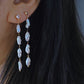 galaxy luster Keshi Pearl Tassel Earrings – Wedding & Bridesmaid Jewelry