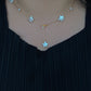 Celestial Baroque Pearl Star Necklace Adjustable Versatile Choker,Customizable Y Necklace, Elegant Handmade Jewelry, Minimalist Gift for Her