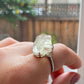 Natural Raw Libyan Desert Glass Ring - Adjustable Natural Gemstone with Healing Properties