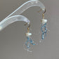 Jellyfish Pearl Earrings – Handmade Baroque Pearl Ocean Jewelry, Unique Sea-Inspired Earrings, Statement Earrings for Mermaid Lovers