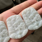 Natural Hand-Carved Burmese Jadeite Landscape Pendant | Healing White Jade Jewelry