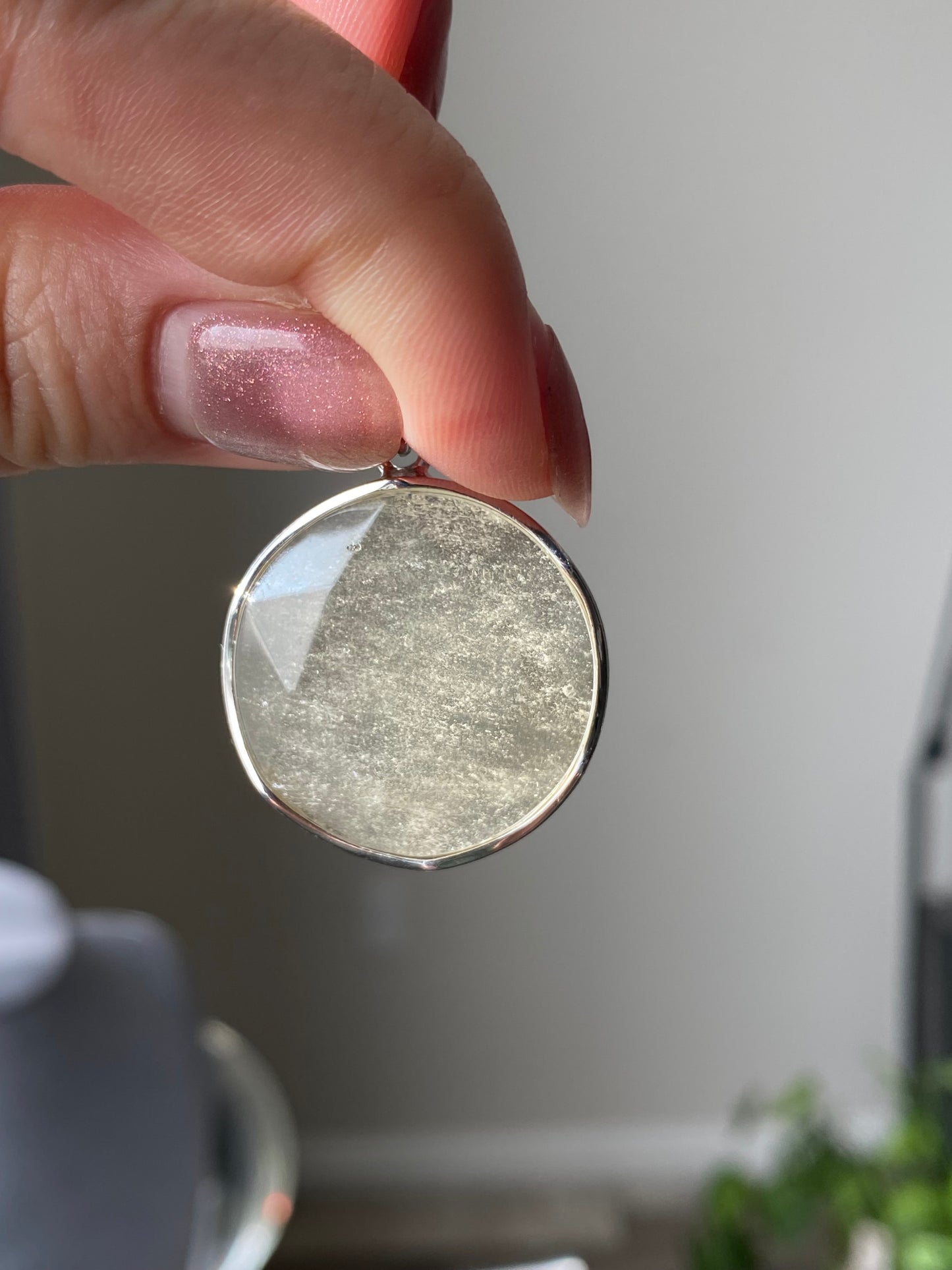 Natural Hand crafted Libyan Desert Glass Meteorite Pendant | Sterling Silver Faceted Healing Jewelry