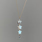 Handmade Starlit Dreams Baroque star pearl Necklace Dainty classic elegant star Chocker necklace  zodica gift Christmas gift for her