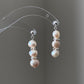 everyday use elegant baroque pearl dangle earring necklace set-bridesmaid gift-wedding earring necklace