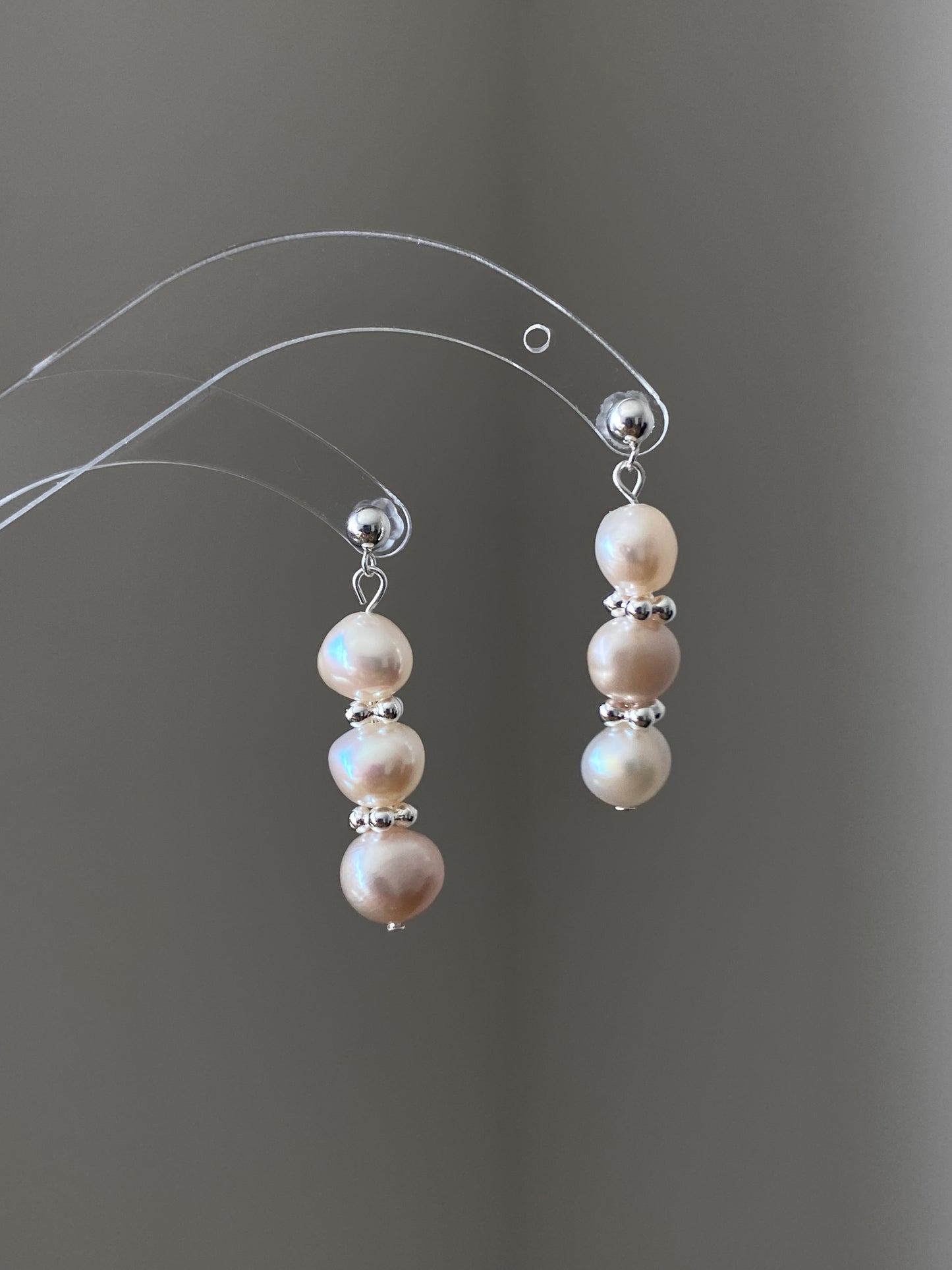 everyday use elegant baroque pearl dangle earring necklace set-bridesmaid gift-wedding earring necklace