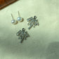 Convertible Pearl Firework Earrings 2 in 1 Sparkling Detachable Studs