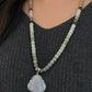 Natural Elegant Long Hetian Jade Necklace with Healing Barrel-Shaped Beads