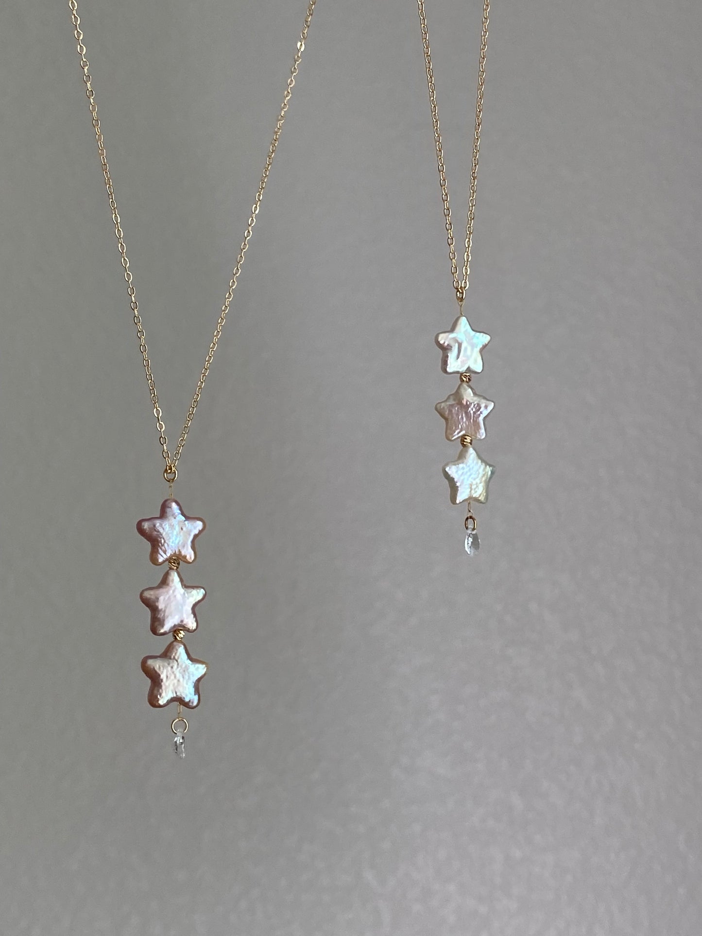 Handmade Starlit Dreams Baroque star pearl Necklace Dainty classic elegant star Chocker necklace  zodica gift Christmas gift for her