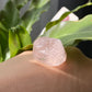 Natural Snowflake Phantom quartz,pink garden quartz irregular barrel shape bead