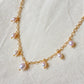 Princess Lace Pearl Necklace  Dainty Freshwater Pearl Drop Necklace Elegant Romantic Gold Choker  Handmade Bridal Jewelry Gift for Her