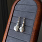 Freshwater Baroque pearl earrings Elegant Dangling earrings Unique Handmade dangle earrings Bridal Jewelry Bridesmaid Gift For her