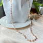 Natural freshwater pearl candy baroque nuggest stone multiple use long necklace,gift for her