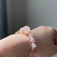 handcraft Natural flower agate-cherry blossom agate-sakura agate Unicorn Bead bracelet/friendship gift