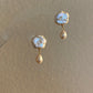 Fancy fun Cloudy and rain drop baroque pearls stud earring-gift for her,birthday gift-Hand pick each pieces