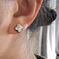 Whispers of Dream Natural baroque star,butterfly,lucky clover,heart sterling silver stud earring