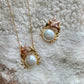 Celestial Crab Pearl Pendant – Gold Crab Baroque Pearl Necklace, Ocean Lover Gift, Cancer Zodiac Jewelry, Handmade unique star Necklace