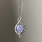 Elegant Natural Tanzanite and Sterling Silver Pendant Necklace - Timeless Luxury Accessory