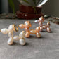 Freshwater pearls bubble dog balloon dog handmade dangle earring,gift for her, christmas gift