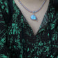 Ocean Whispers Baroque Pearl Whale Necklace Pendant | Unique Handmade Gift for her clip-on necklace charm  Dolphin necklace coastle style