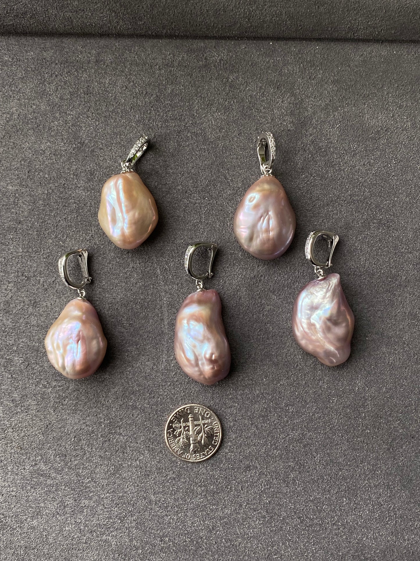 Removable Baroque Pearl Pendant | Symbol of Unique Love | Versatile Romantic Jewelry