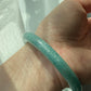 Amazonite Crystal Bracelet bangle with Natural Sparkles – Anxiety Relief, Confidence Boost, Healing Stone Jewelry