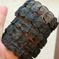 Natural Raw Cintamani Saffordite Tektite bangle Bracelet, wishing stone, Saffordite Tektites, Arizona Tektitest Rectangle beads