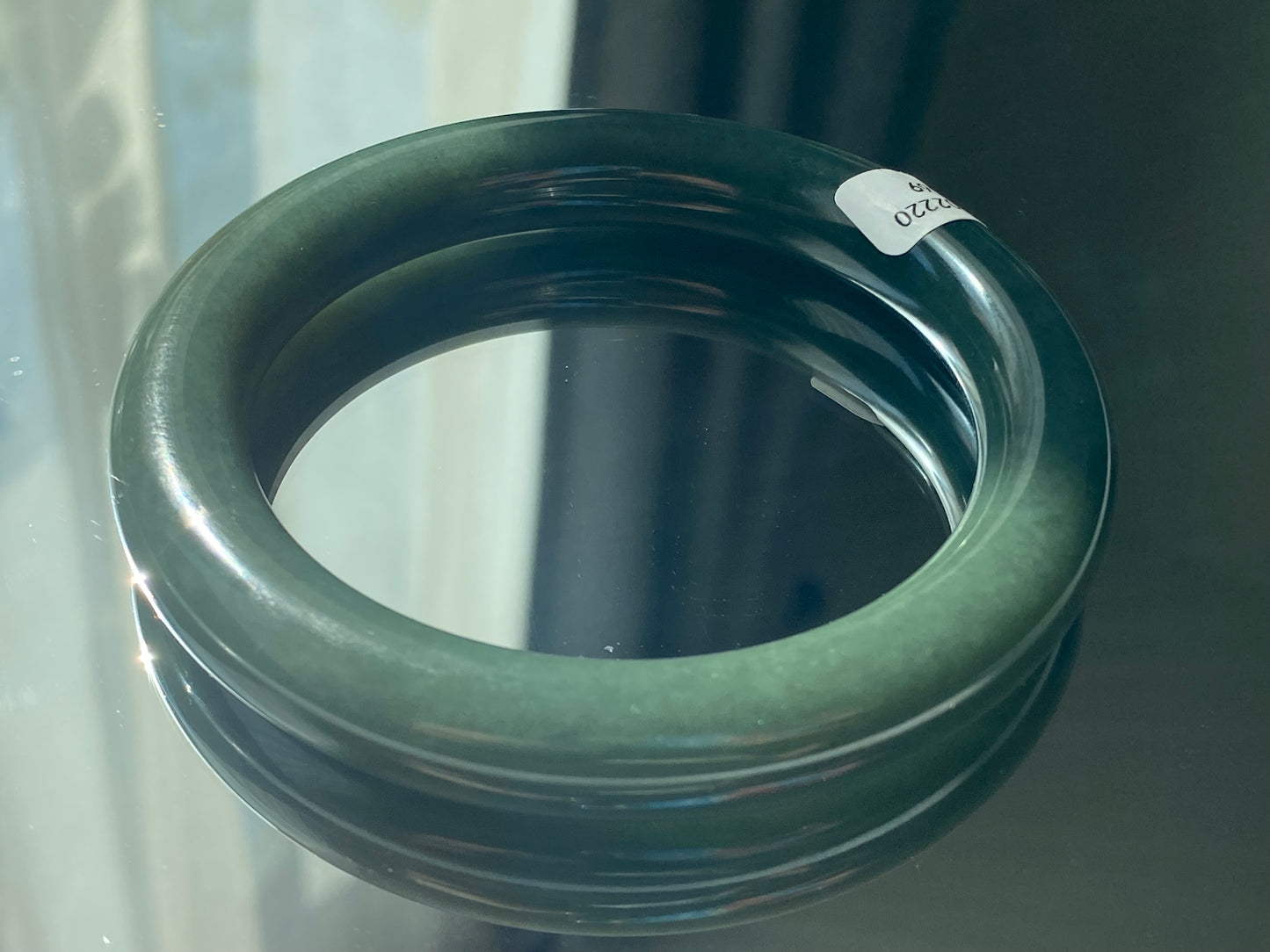 Authentic Certified Green Hetian Jade Bangle Bracelet - Natural Jadeite, Genuine Hetian Jade, Jade Jewelry, Handcrafted Jade for Women