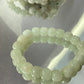 AA  Natural White Jade square bead handmade Bracelet Best lucky Gift for her,gift for Mom,meditation crystal bracelet gift for him