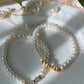 Chic Freshwater Pearl Stretch Bracelet - Timeless Elegance Accessory