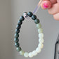 Authentic Gradient Green to White Hetian Jade  Bracelet - Natural Jadeite, Genuine Hetian Jade, Jade Jewelry, Handcrafted Jade for Women