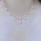 Princess Lace Pearl Necklace  Dainty Freshwater Pearl Drop Necklace Elegant Romantic Gold Choker  Handmade Bridal Jewelry Gift for Her