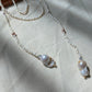Handmade Freshwater Baroque Pearl Long Necklace 47" Multi-Way Wrap Lariat Pearl Necklace