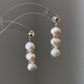 everyday use elegant baroque pearl dangle earring necklace set-bridesmaid gift-wedding earring necklace