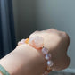 handcraft Natural flower agate-cherry blossom agate-sakura agate Unicorn Bead bracelet/friendship gift