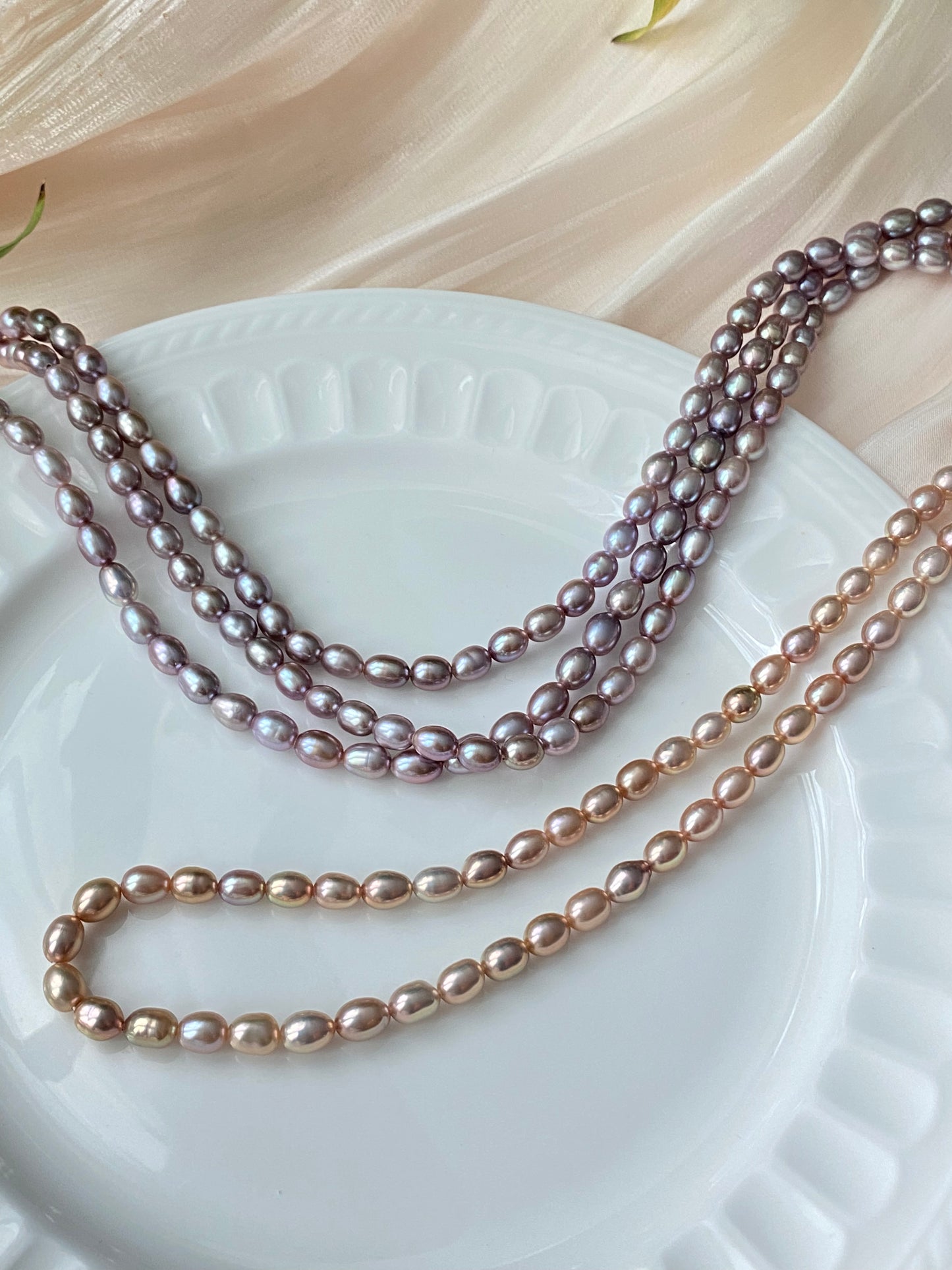 Classic Timeless Pearl Necklace - Elegant Rice Pearl Jewelry for Every Occasion