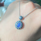 Elegant Natural Tanzanite and Sterling Silver Pendant Necklace - Timeless Luxury Accessory