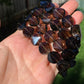 Natural Faceted Smoky Quartz Bracelet - Healing Crystal Jewelry for Emotional Balance and Protection