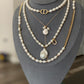 Freshwater pearls baroque shape necklaces collections,Christmas gift