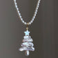 Rare found handmade natural baroque pearls christmas tree removable pendant,holiday gift