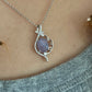 Elegant Natural Tanzanite and Sterling Silver Pendant Necklace - Timeless Luxury Accessory