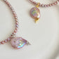 Ocean Whispers Baroque Pearl Whale Necklace Pendant | Unique Handmade Gift for her clip-on necklace charm  Dolphin necklace coastle style